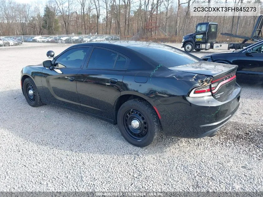 2015 Dodge Charger Police VIN: 2C3CDXKT3FH845273 Lot: 40831813