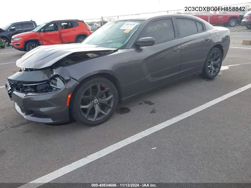 2C3CDXBG0FH858842 2015 Dodge Charger Se