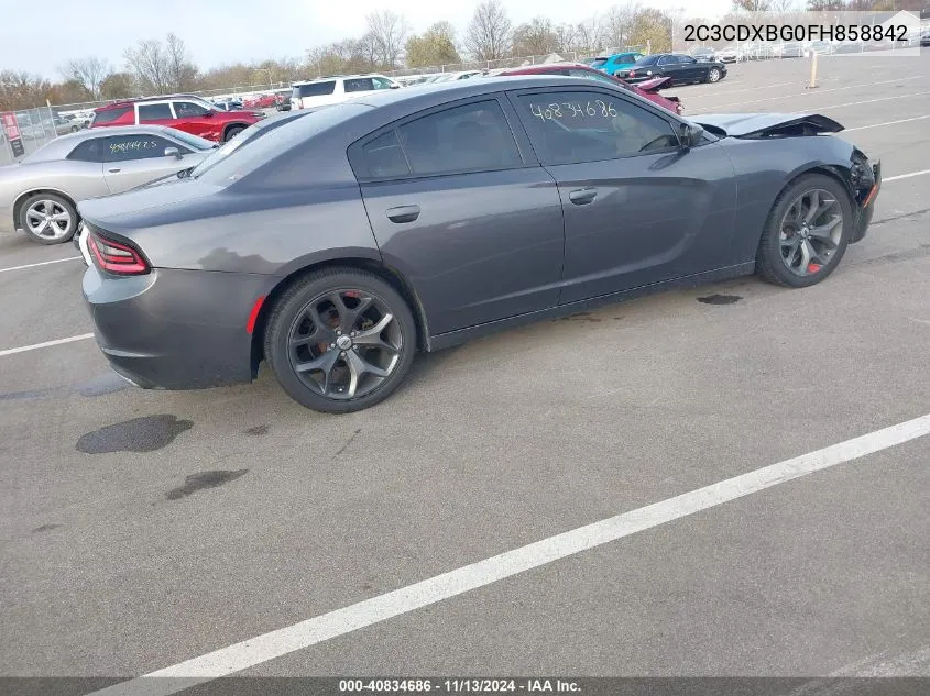 2C3CDXBG0FH858842 2015 Dodge Charger Se