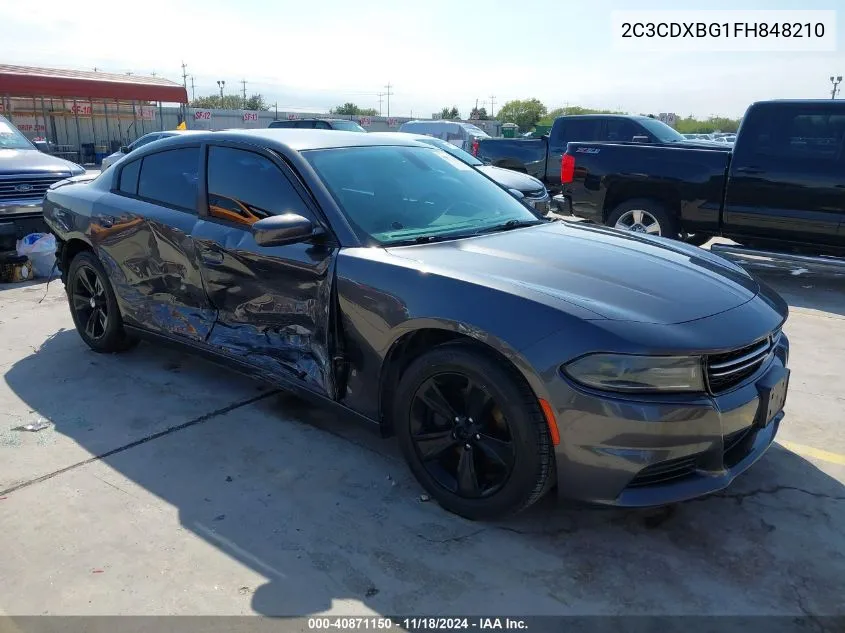 2C3CDXBG1FH848210 2015 Dodge Charger Se