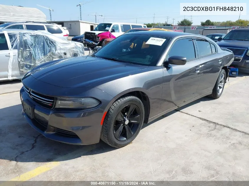 2C3CDXBG1FH848210 2015 Dodge Charger Se