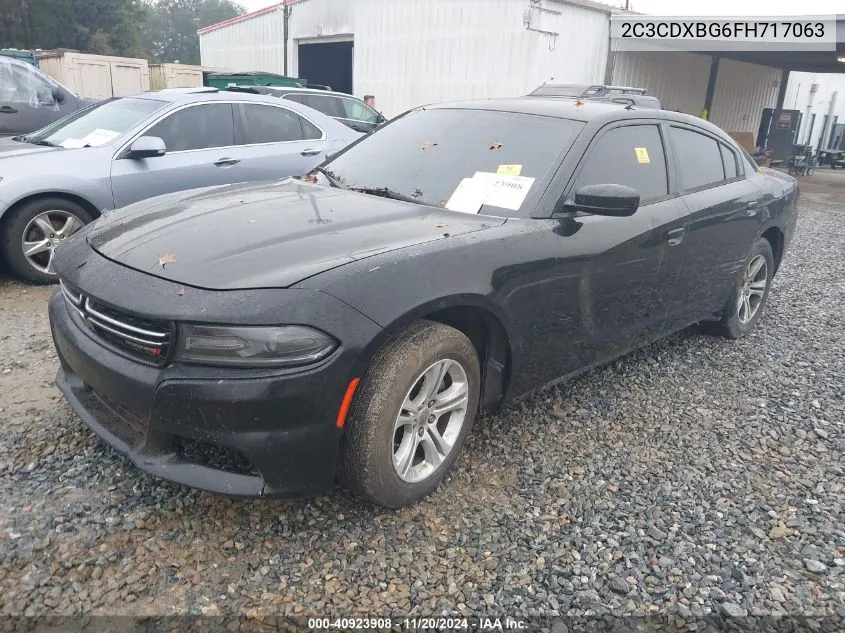 2015 Dodge Charger Se VIN: 2C3CDXBG6FH717063 Lot: 40923908