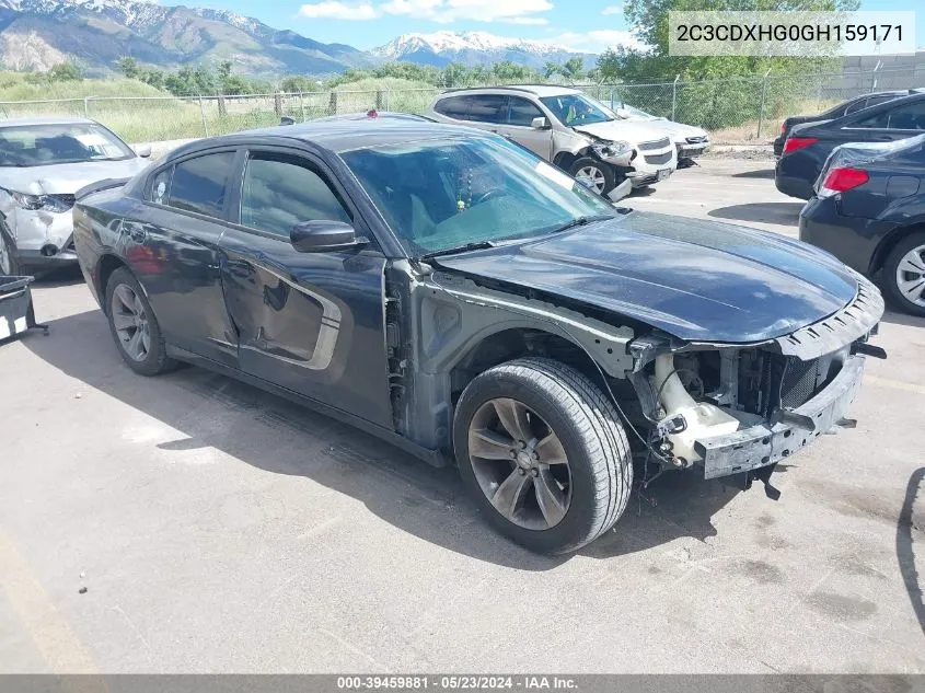 2016 Dodge Charger Sxt VIN: 2C3CDXHG0GH159171 Lot: 39459881