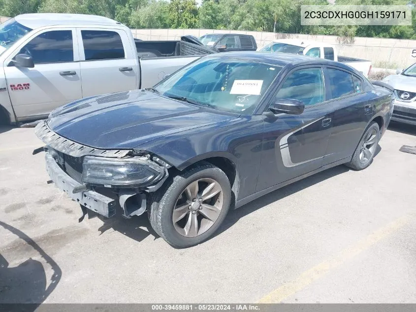 2C3CDXHG0GH159171 2016 Dodge Charger Sxt