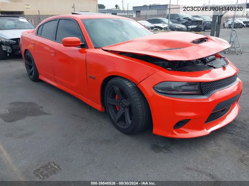 2C3CDXEJ9GH340320 2016 Dodge Charger Srt 392