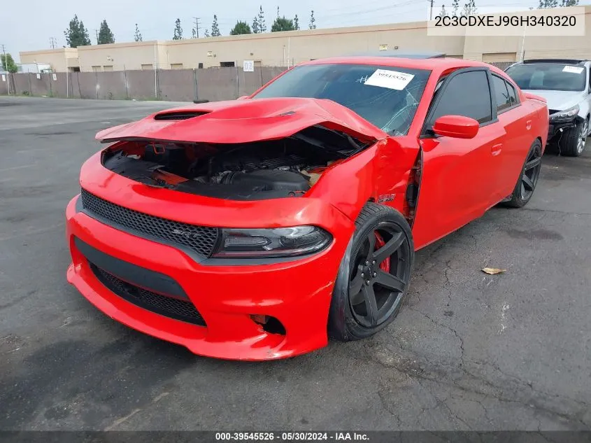 2C3CDXEJ9GH340320 2016 Dodge Charger Srt 392