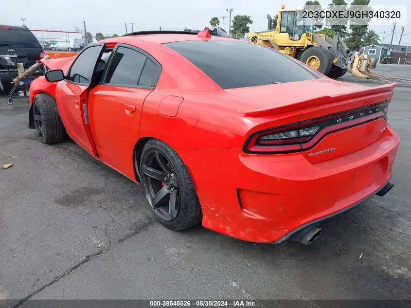 2C3CDXEJ9GH340320 2016 Dodge Charger Srt 392