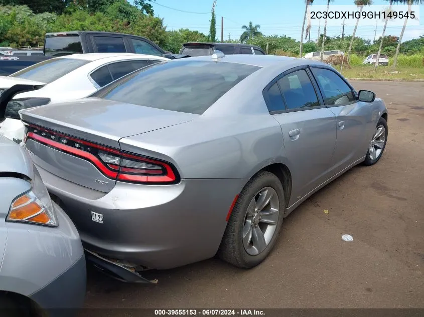 2C3CDXHG9GH149545 2016 Dodge Charger Sxt