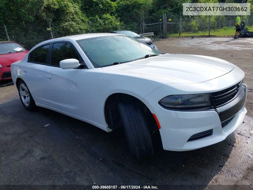 2016 Dodge Charger Police VIN: 2C3CDXAT7GH303662 Lot: 39605157