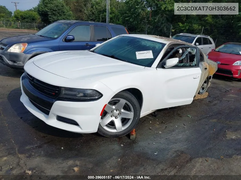 2C3CDXAT7GH303662 2016 Dodge Charger Police