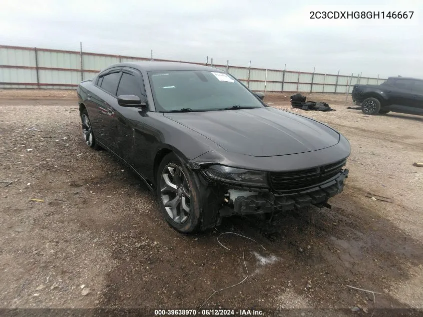 2C3CDXHG8GH146667 2016 Dodge Charger Sxt