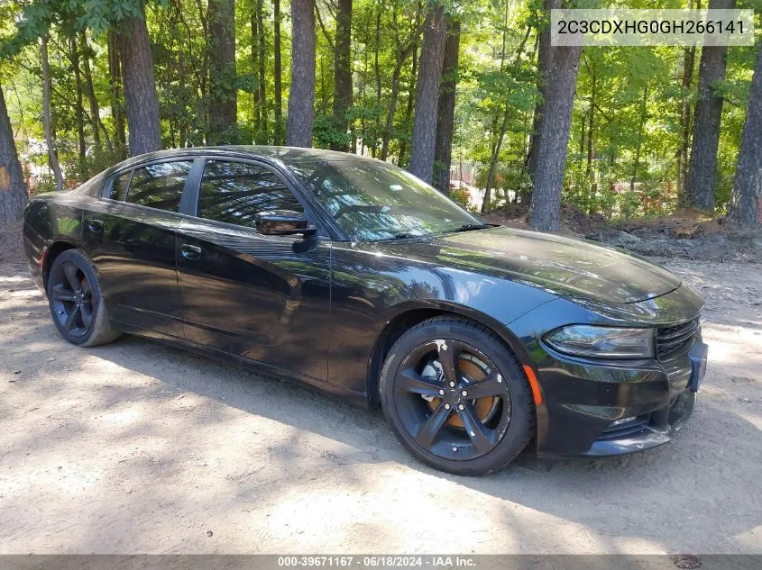 2016 Dodge Charger Sxt VIN: 2C3CDXHG0GH266141 Lot: 39671167