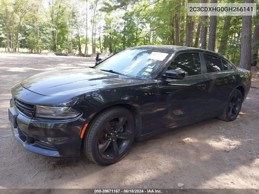 2C3CDXHG0GH266141 2016 Dodge Charger Sxt