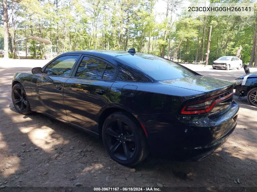 2C3CDXHG0GH266141 2016 Dodge Charger Sxt