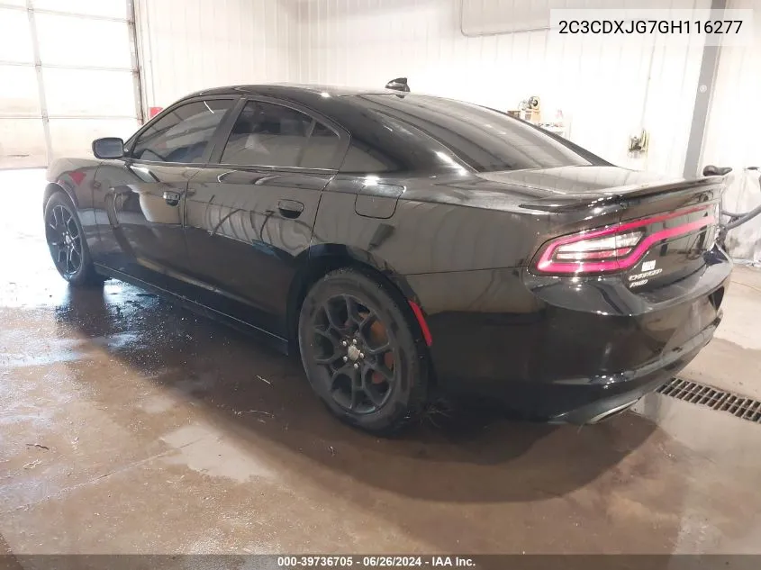 2C3CDXJG7GH116277 2016 Dodge Charger Sxt