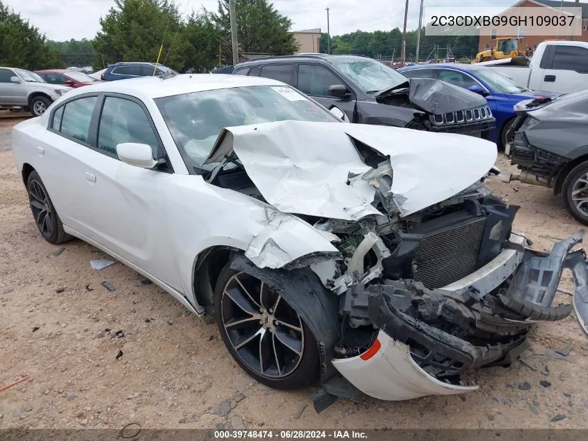 2016 Dodge Charger Se VIN: 2C3CDXBG9GH109037 Lot: 39748474