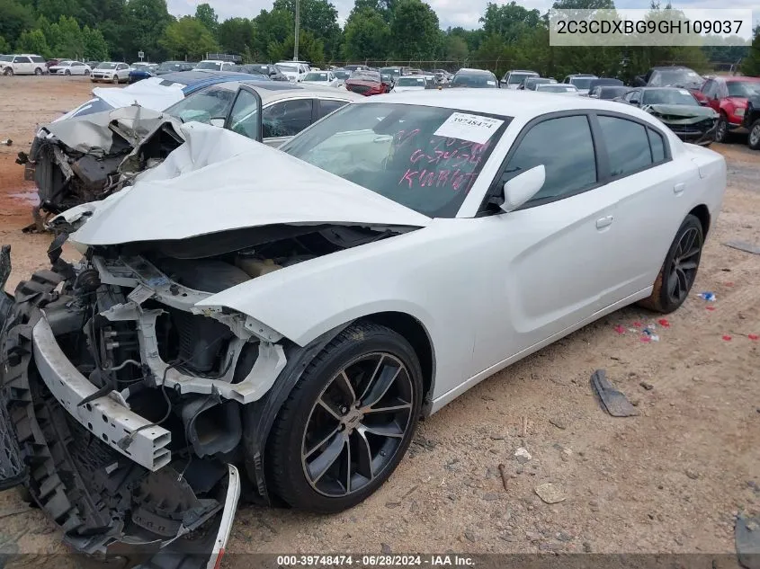 2016 Dodge Charger Se VIN: 2C3CDXBG9GH109037 Lot: 39748474