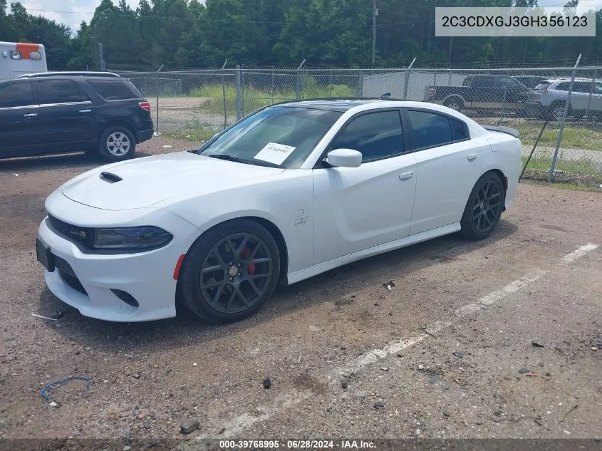 2C3CDXGJ3GH356123 2016 Dodge Charger R/T Scat Pack