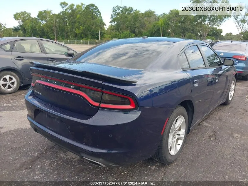 2C3CDXBGXGH180019 2016 Dodge Charger Se