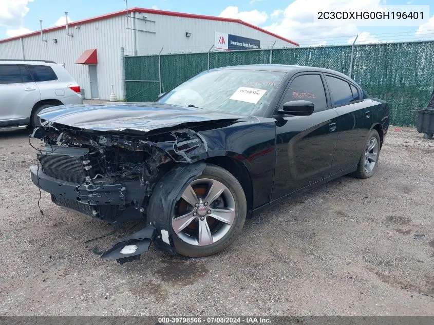 2C3CDXHG0GH196401 2016 Dodge Charger Sxt