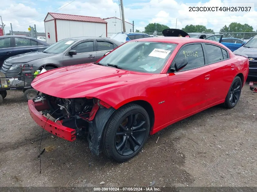 2C3CDXCT4GH267037 2016 Dodge Charger R/T