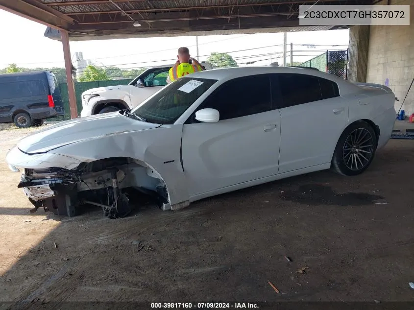 2016 Dodge Charger R/T VIN: 2C3CDXCT7GH357072 Lot: 39817160