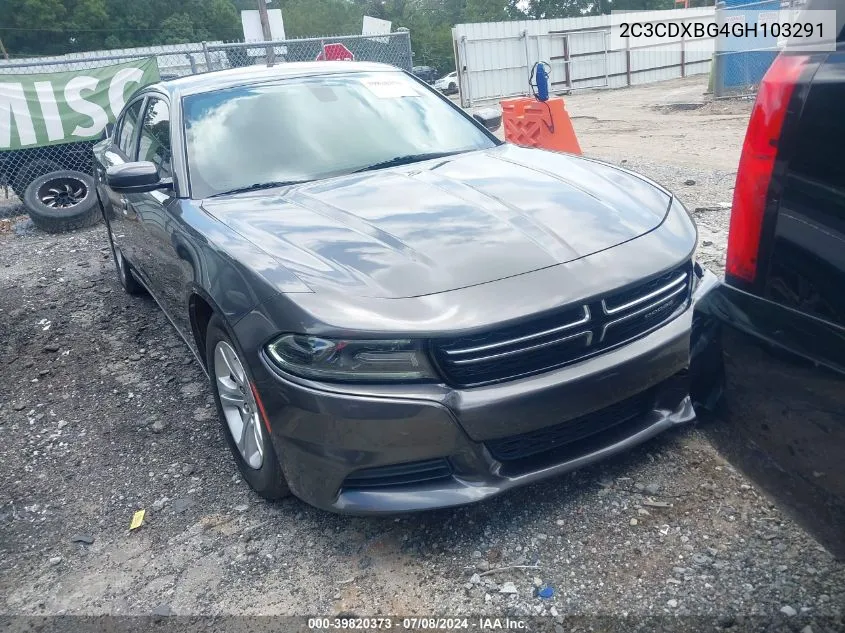 2C3CDXBG4GH103291 2016 Dodge Charger Se