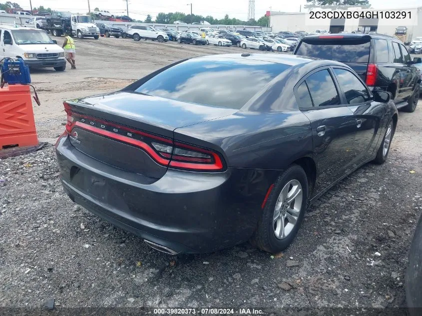 2C3CDXBG4GH103291 2016 Dodge Charger Se