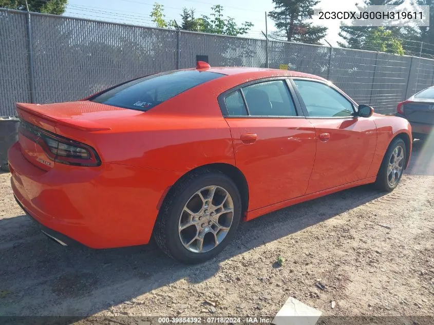 2C3CDXJG0GH319611 2016 Dodge Charger Sxt