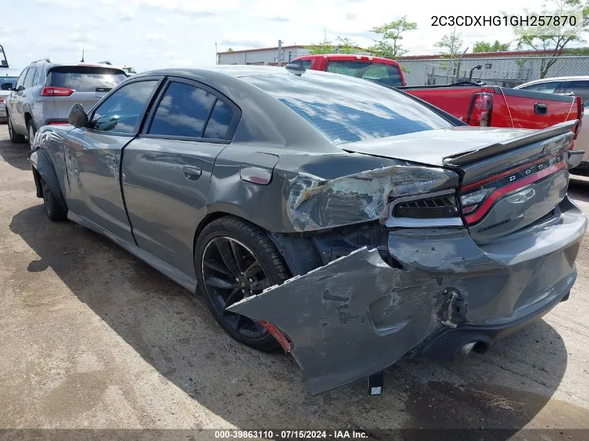 2C3CDXHG1GH257870 2016 Dodge Charger Sxt