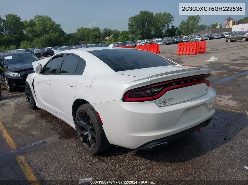 2C3CDXCT6GH222536 2016 Dodge Charger R/T