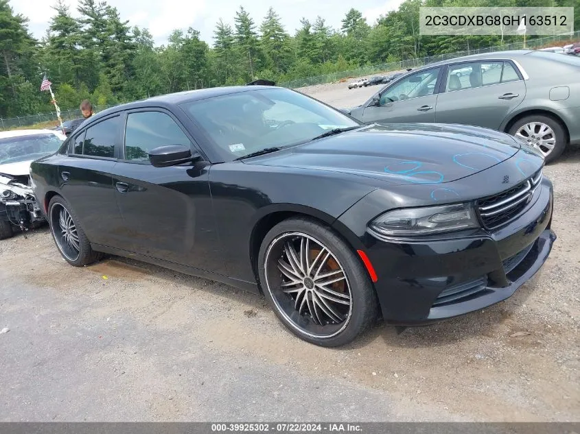 2C3CDXBG8GH163512 2016 Dodge Charger Se