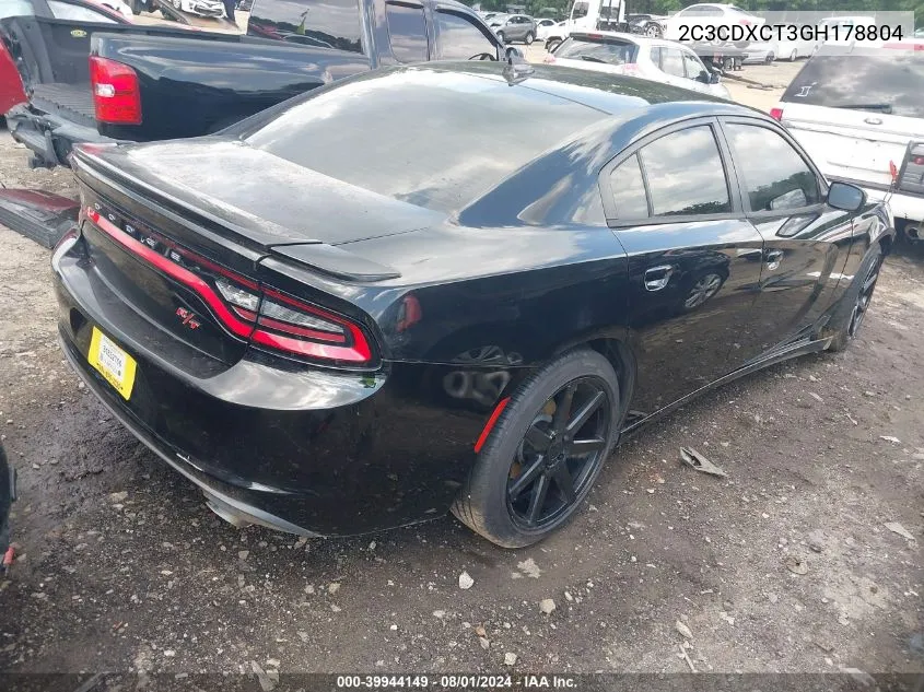 2C3CDXCT3GH178804 2016 Dodge Charger R/T