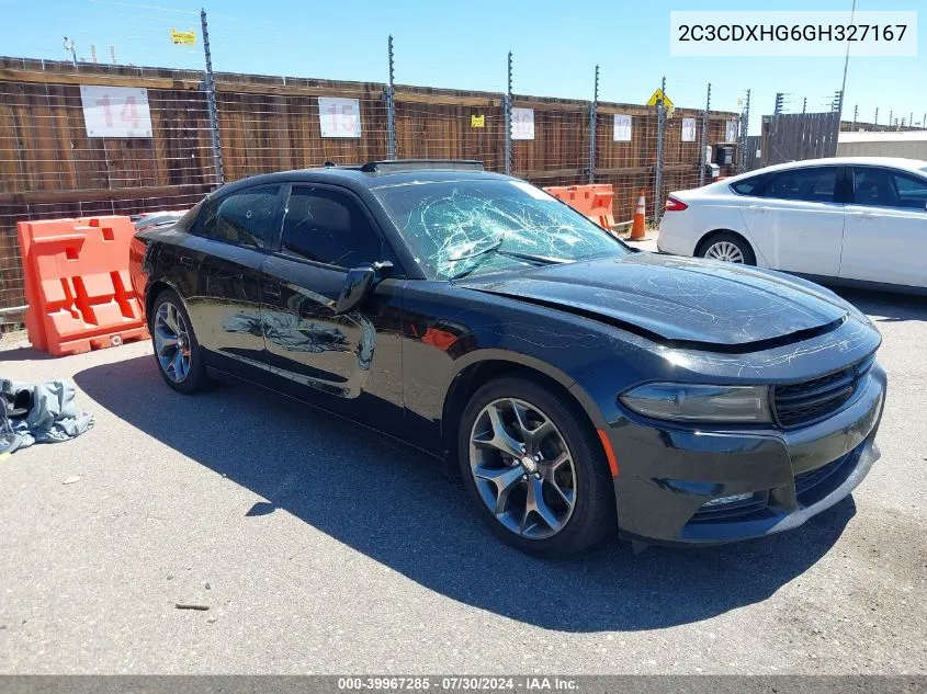 2C3CDXHG6GH327167 2016 Dodge Charger Sxt