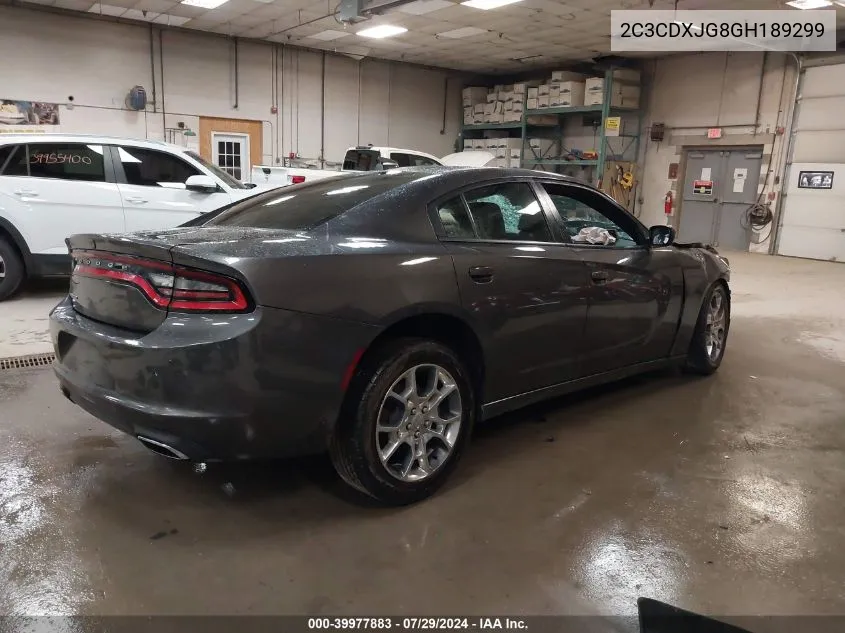 2C3CDXJG8GH189299 2016 Dodge Charger Sxt