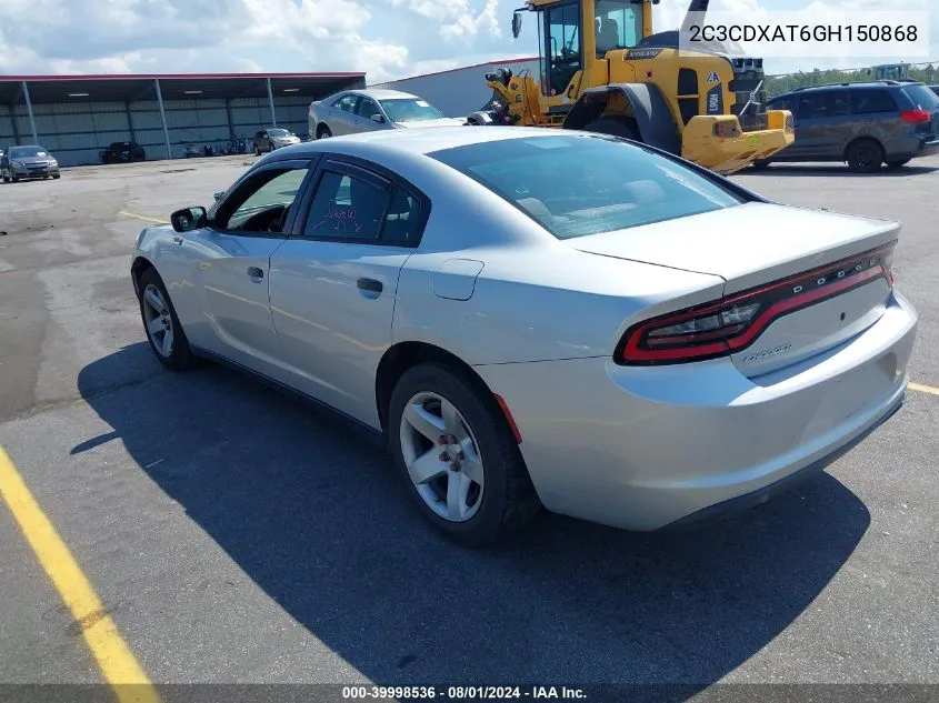 2C3CDXAT6GH150868 2016 Dodge Charger Police