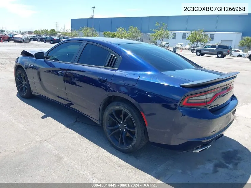 2016 Dodge Charger Se VIN: 2C3CDXBG7GH266968 Lot: 40014449