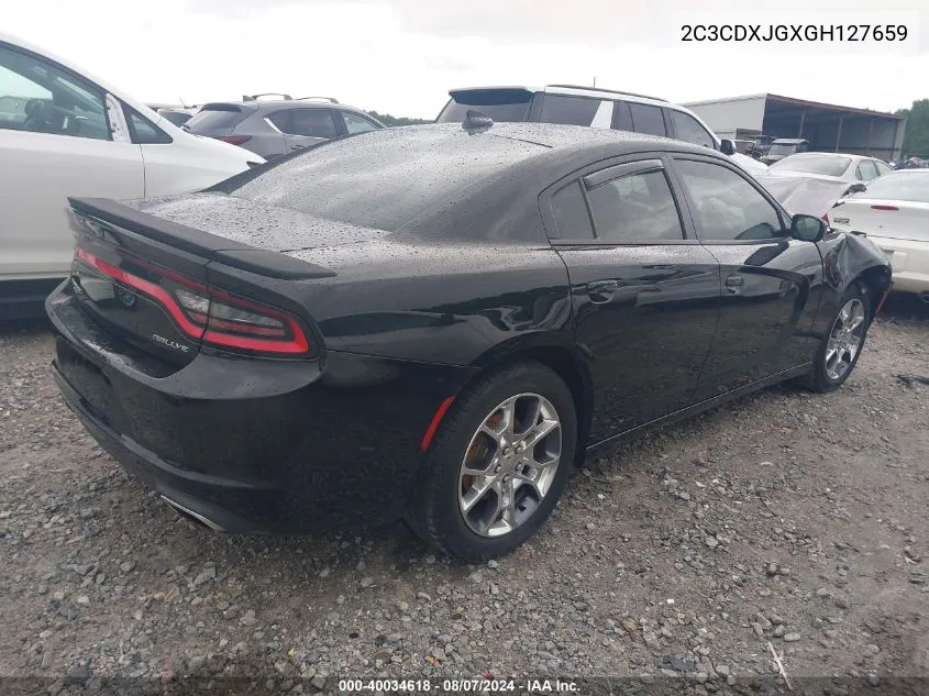 2C3CDXJGXGH127659 2016 Dodge Charger Sxt