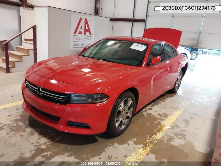 2016 Dodge Charger Se VIN: 2C3CDXFG6GH294173 Lot: 40040507