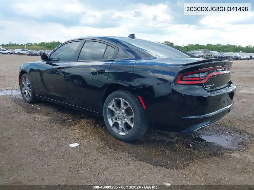 2C3CDXJG8GH341498 2016 Dodge Charger Sxt