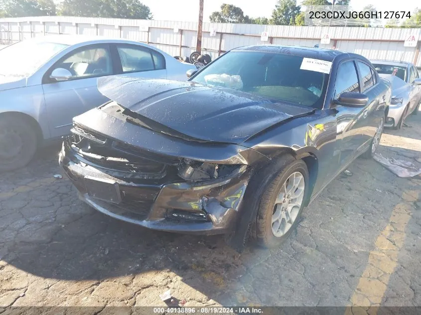 2C3CDXJG6GH127674 2016 Dodge Charger Sxt