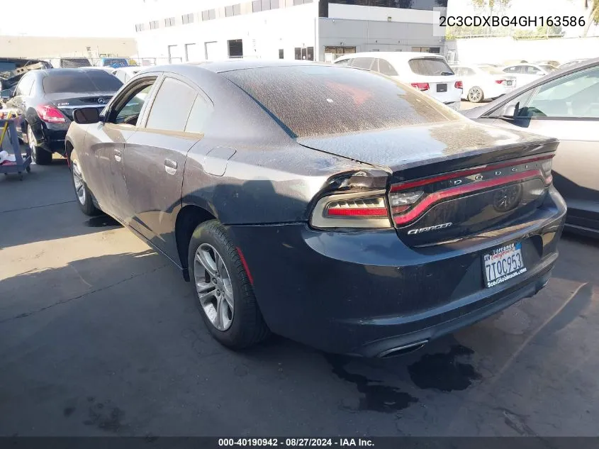 2C3CDXBG4GH163586 2016 Dodge Charger Se