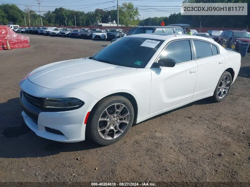 2C3CDXJG9GH181177 2016 Dodge Charger Sxt