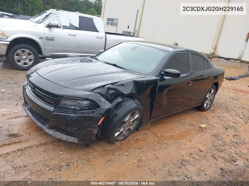 2016 Dodge Charger Sxt VIN: 2C3CDXJG2GH229165 Lot: 40219407