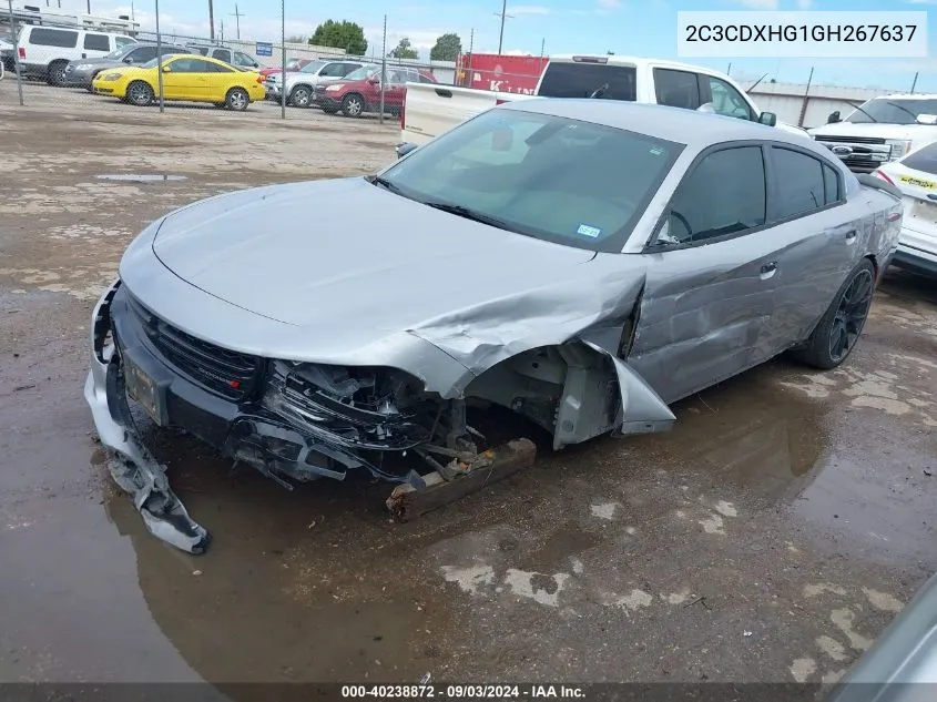 2C3CDXHG1GH267637 2016 Dodge Charger Sxt