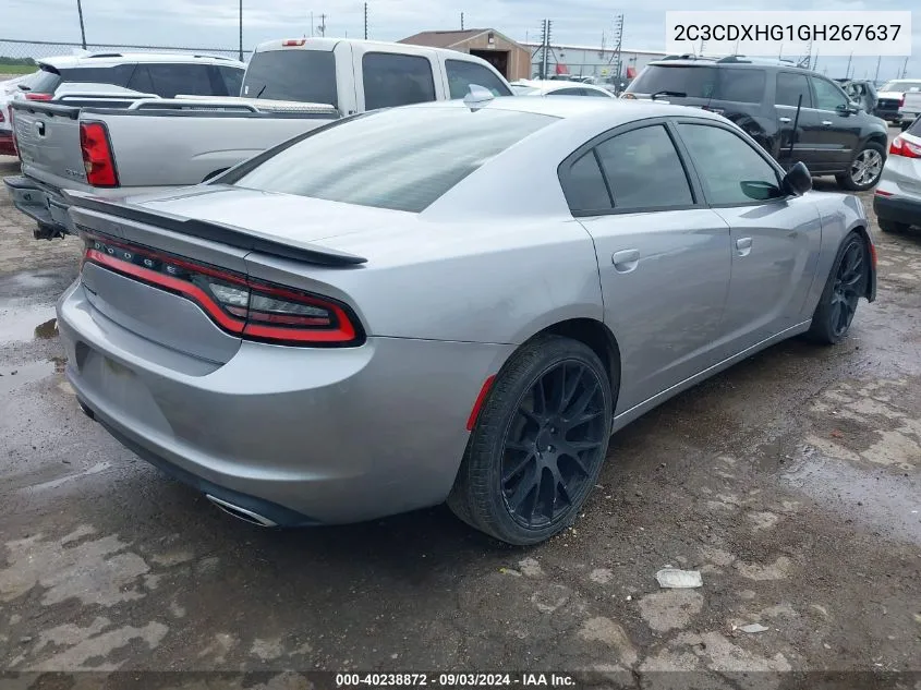 2C3CDXHG1GH267637 2016 Dodge Charger Sxt