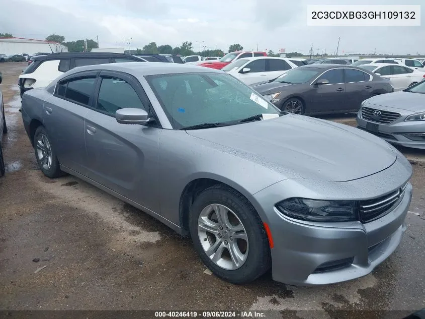 2C3CDXBG3GH109132 2016 Dodge Charger Se