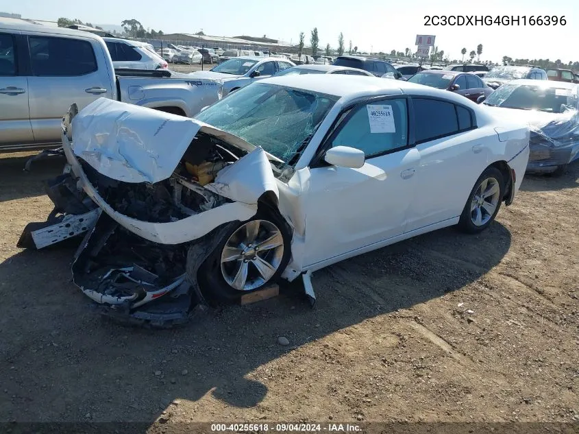 2016 Dodge Charger Sxt VIN: 2C3CDXHG4GH166396 Lot: 40255618