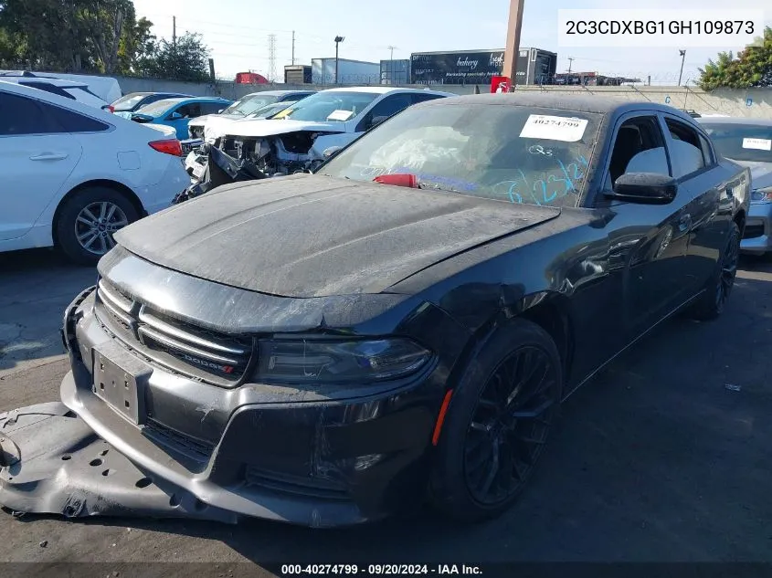 2016 Dodge Charger Se VIN: 2C3CDXBG1GH109873 Lot: 40274799