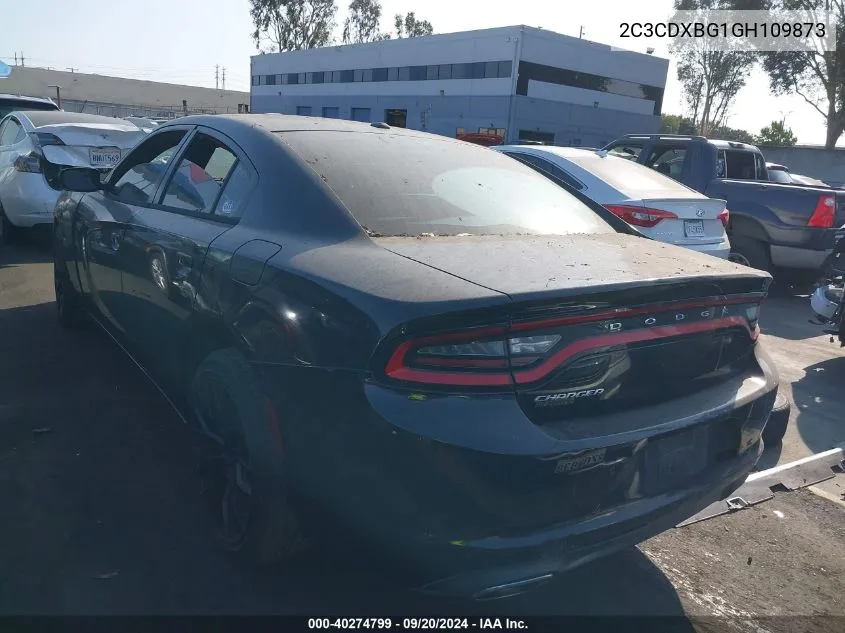 2016 Dodge Charger Se VIN: 2C3CDXBG1GH109873 Lot: 40274799